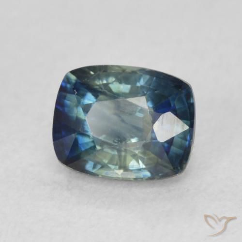 Zaffiro Blu scuro profondo naturale da 0.86 ct, Cuscino, VVS-VS
