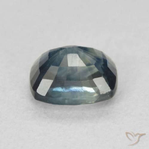 Zaffiro Blu scuro profondo naturale da 0.86 ct, Cuscino, VVS-VS