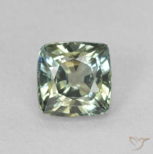 0.75ct Naturale Multicolore Zaffiro, Cuscino, VVS-VS