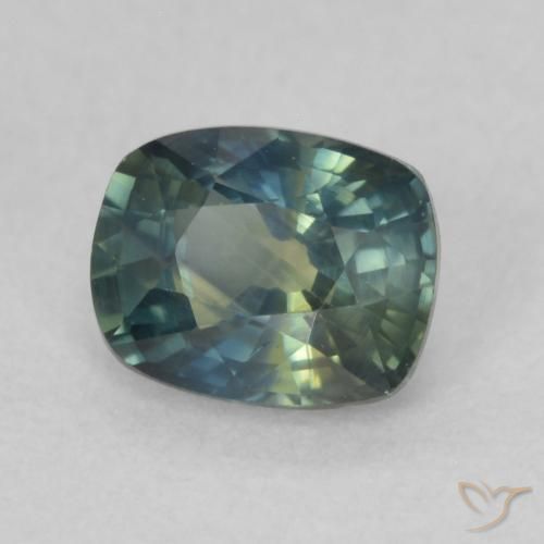 Zaffiro Multicolore naturale da 0.66 ct, Cuscino, VS