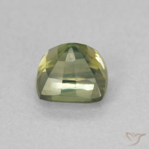 Zaffiro Teal-blu naturale da 0.54 ct, Cuscino, VS