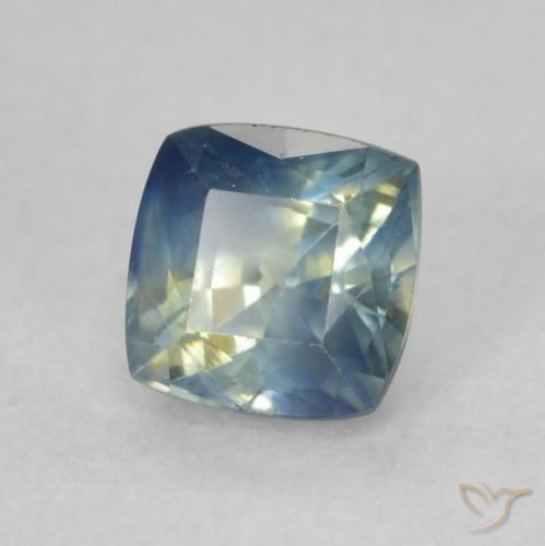 Zaffiro Multicolore naturale da 0.74 ct, Cuscino, VS