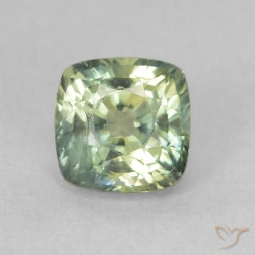 0.65ct Naturale Multicolore Zaffiro, Cuscino, VS