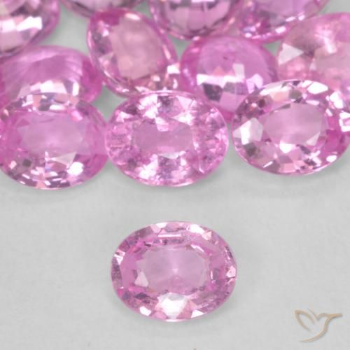 0.32ct Naturale Rosa porpora reale Zaffiro, Ovale, VS
