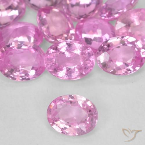 Zaffiro Rosa porpora reale naturale da 0.32 ct, Ovale, VS