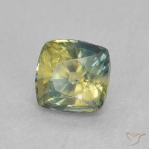 Zaffiro Multicolore naturale da 0.64 ct, Cuscino, VS