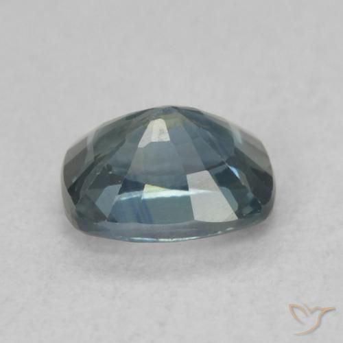 Zaffiro Verde bluastro naturale da 0.73 ct, Cuscino, VS