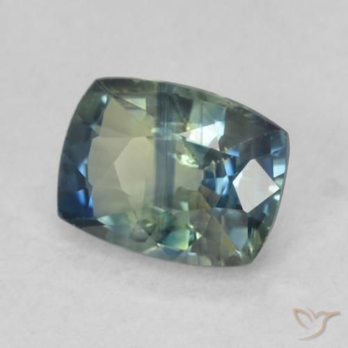 Zaffiro Multicolore naturale da 0.88 ct, Cuscino, VVS-VS