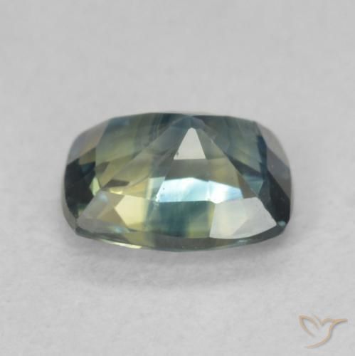 Zaffiro Multicolore naturale da 0.88 ct, Cuscino, VVS-VS