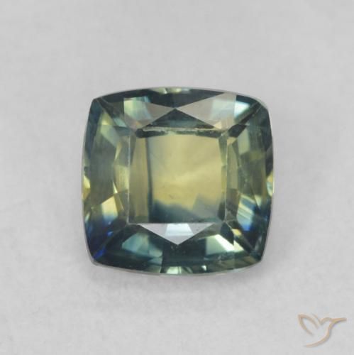 0.78ct Naturale Multicolore Zaffiro, Cuscino, VVS-VS