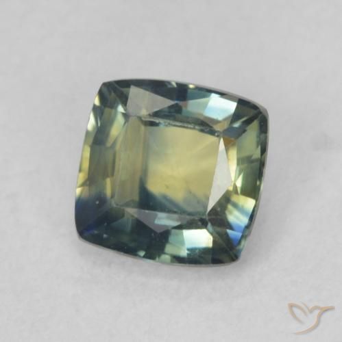 Zaffiro Multicolore naturale da 0.78 ct, Cuscino, VVS-VS