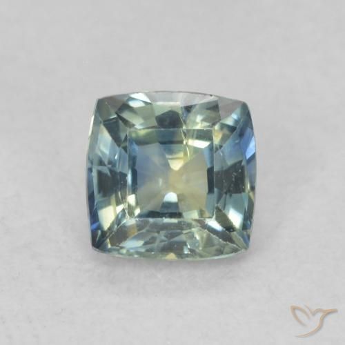 0.66ct Naturale Multicolore Zaffiro, Cuscino, VS-SI