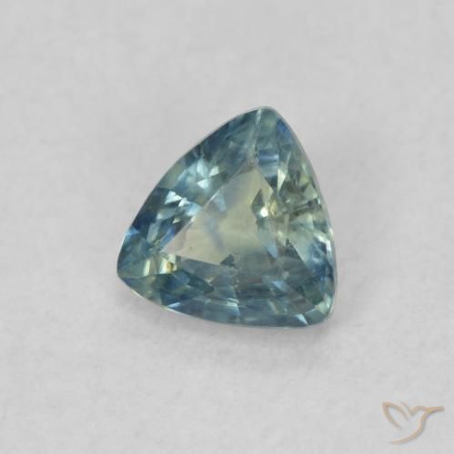 Zaffiro Multicolore naturale da 0.44 ct, Taglio trillion, VS