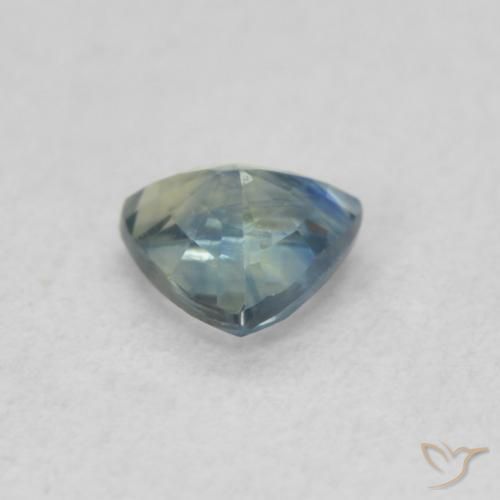 Zaffiro Multicolore naturale da 0.44 ct, Taglio trillion, VS