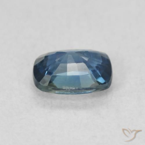 Zaffiro Blu scuro profondo naturale da 0.52 ct, Cuscino, VS