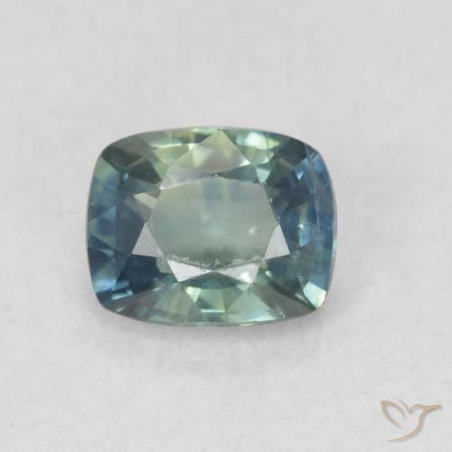 0.58ct Naturale Multicolore Zaffiro, Cuscino, VS