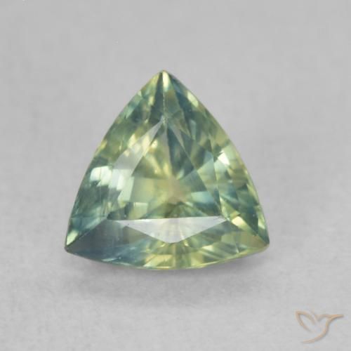 0.67ct Naturale Multicolore Zaffiro, Taglio trillion, VS