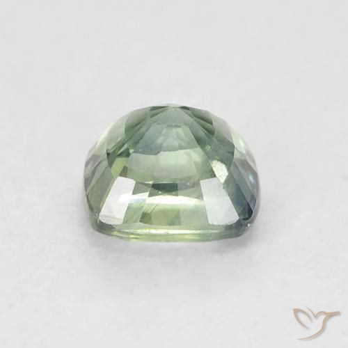 Zaffiro Teal-blu naturale da 0.80 ct, Cuscino, VS