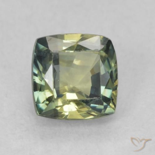 0.95ct Naturale Multicolore Zaffiro, Cuscino, VVS
