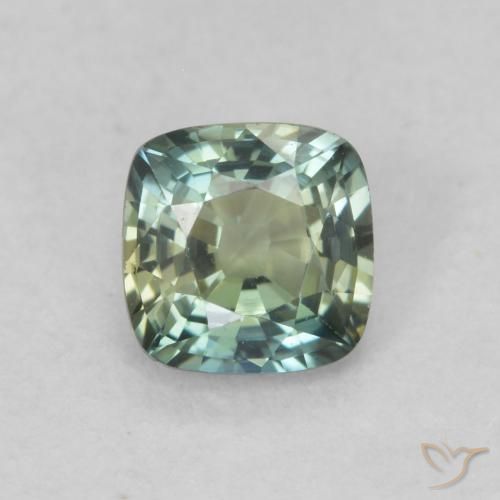 0.64ct Naturale Multicolore Zaffiro, Cuscino, VVS