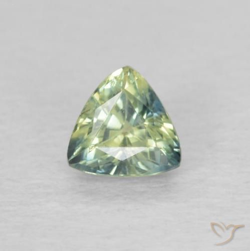 0.43ct Naturale Multicolore Zaffiro, Taglio trillion, VVS-VS