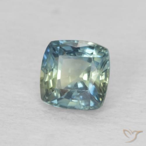 Zaffiro Multicolore naturale da 0.63 ct, Cuscino, VVS-VS