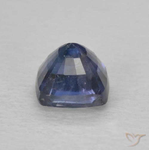 Zaffiro Blu notte naturale da 0.84 ct, Cuscino, VS-SI