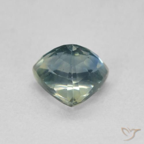 Zaffiro Teal Blue naturale da 0.73 ct, Taglio trillion, VS