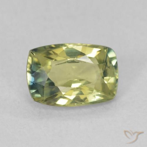0.75ct Naturale Multicolore Zaffiro, Cuscino, VS