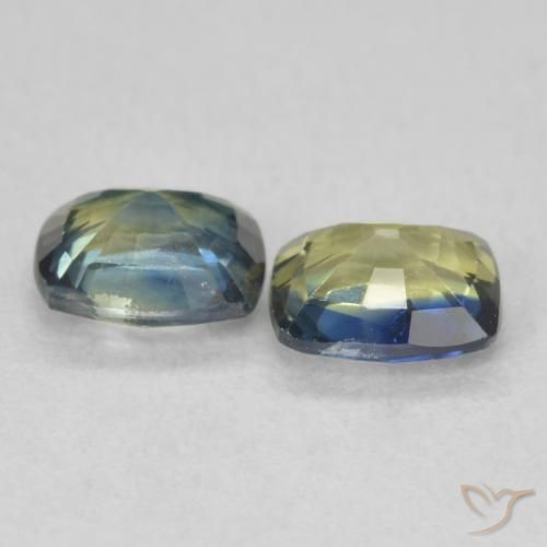Gemme di Zaffiro Multicolore naturale da 1.46 ct, Cuscino, VS
