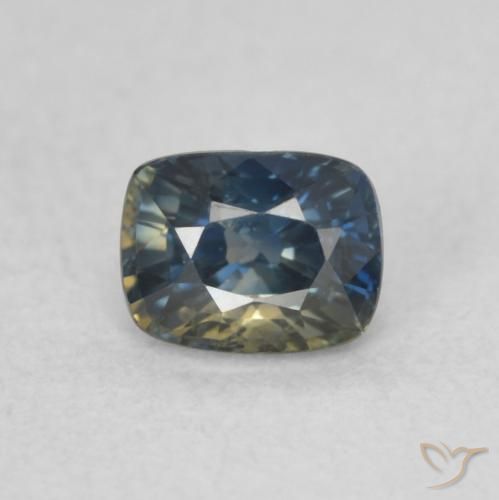 0.47ct Naturale Multicolore Zaffiro, Cuscino, VVS