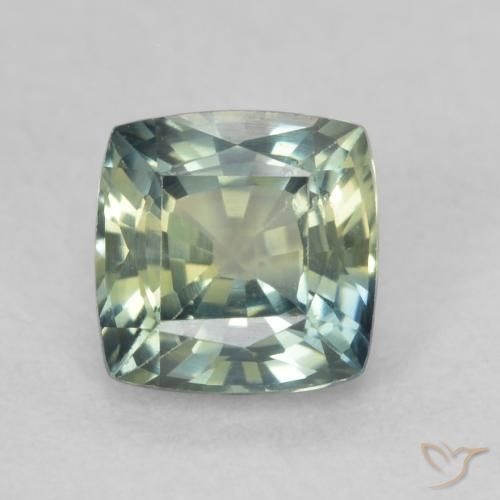 0.84ct Naturale Multicolore Zaffiro, Cuscino, VS
