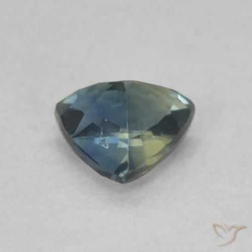 Zaffiro Multicolore naturale da 0.46 ct, Taglio trillion, VVS-VS