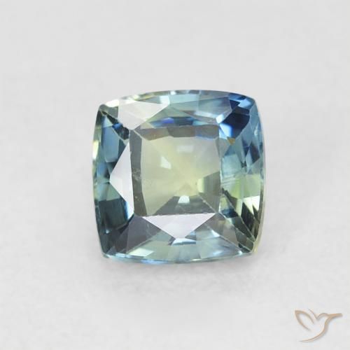 0.70ct Naturale Multicolore Zaffiro, Cuscino, VVS-VS