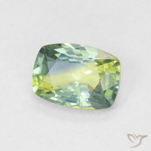 Zaffiro Multicolore naturale da 0.80 ct, Cuscino, VVS-VS