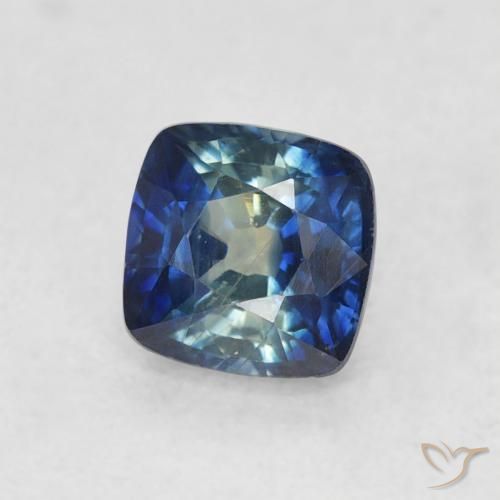 Zaffiro Blu navy naturale da 0.72 ct, Cuscino, VS
