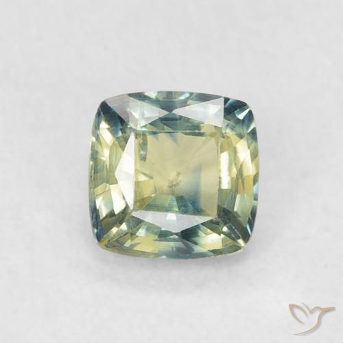 0.59ct Naturale Multicolore Zaffiro, Cuscino, VS