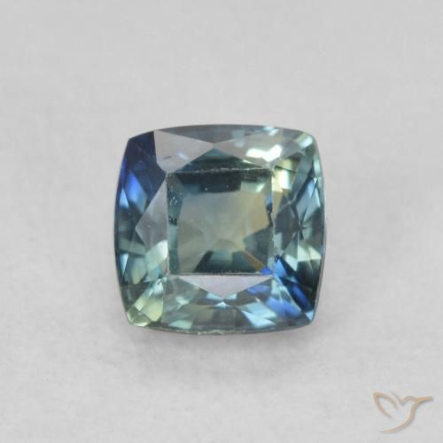 0.67ct Naturale Multicolore Zaffiro, Cuscino, VVS-VS