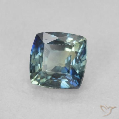 Zaffiro Multicolore naturale da 0.67 ct, Cuscino, VVS-VS