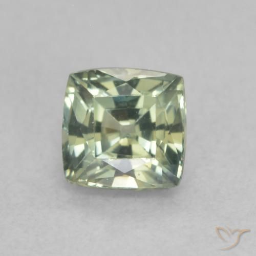 0.66ct Naturale Multicolore Zaffiro, Quadrato, VVS-VS