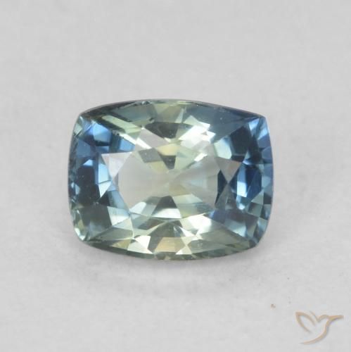 0.77ct Naturale Multicolore Zaffiro, Cuscino, VVS-VS