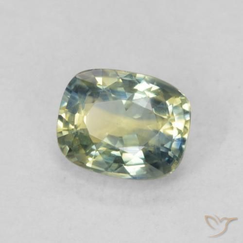 Zaffiro Multicolore naturale da 0.63 ct, Cuscino, VVS-VS