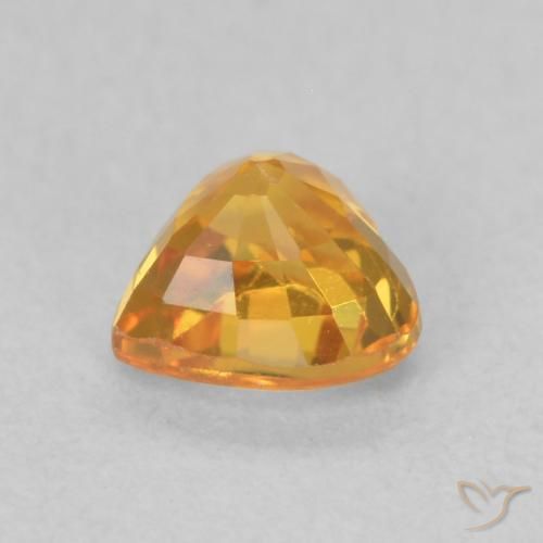 Zaffiro Oro naturale da 0.61 ct, Cuore, VS