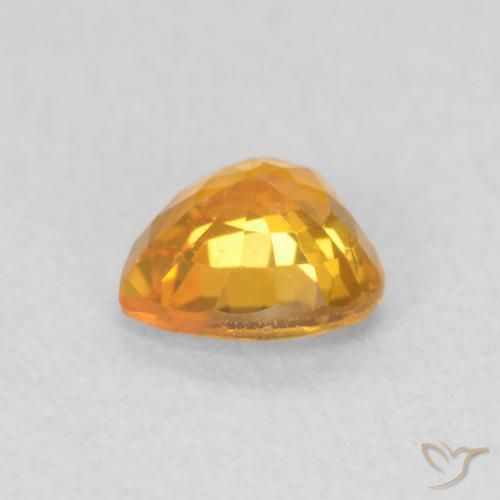 Zaffiro Oro naturale da 0.42 ct, Cuore, VS