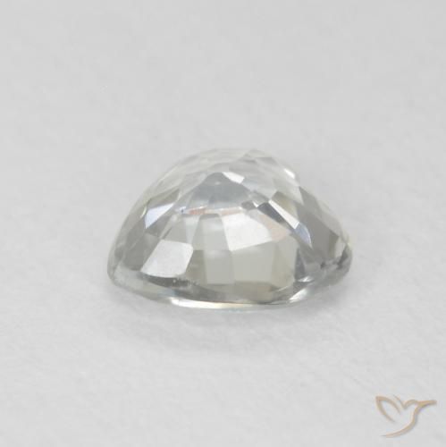 Zaffiro Giallo Pallido Verde naturale da 0.79 ct, Cuore, VVS