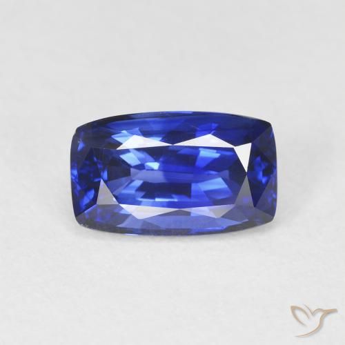 2.20ct Naturale Blu reale Zaffiro, Cuscino, VVS