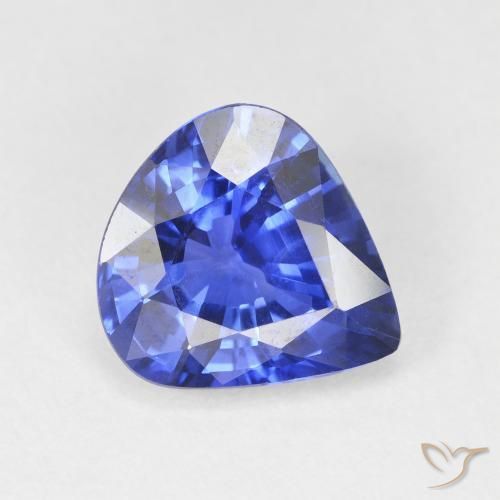 4.48ct Blu fiordaliso Zaffiro, Forma a pera, VVS
