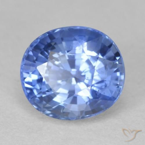 Zaffiro Blu navy medio naturale da 2.95 ct, Ovale, VS