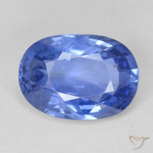4.46ct Naturale Blu navy medio Zaffiro, Ovale, VVS-VS