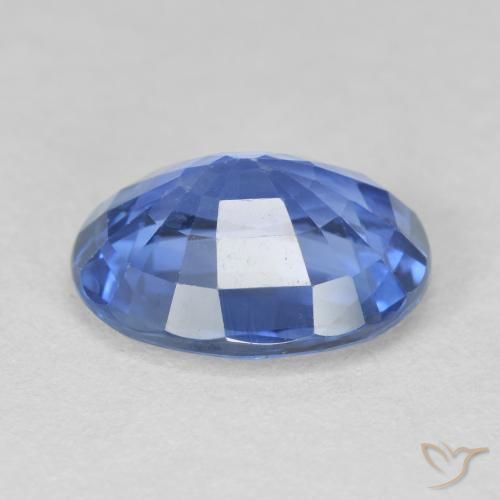 Zaffiro Blu scuro medio naturale da 4.25 ct, Ovale, VVS-VS